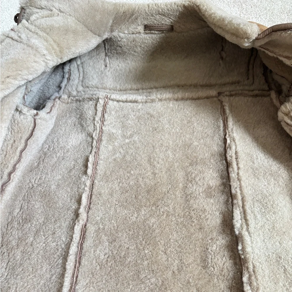Genuine Sheepskin coat size 10 - Picture 3 of 14